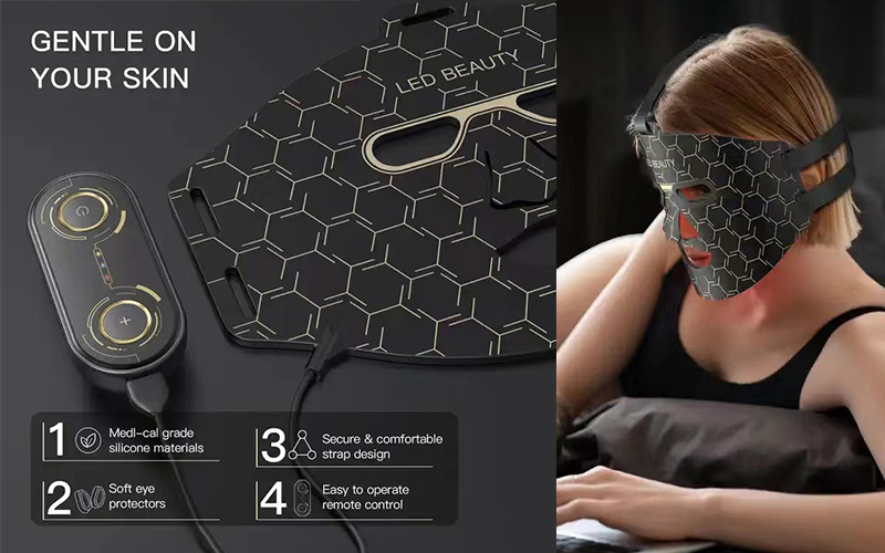 Silicon LED Photon Light Beauty Therapy Mask